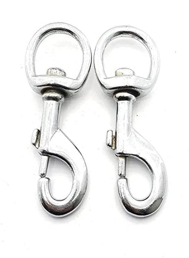 KsPups Swivel Snap Hooks I Metal Heavy Duty I Eye Clasp Multipurpose- Best for Spring Pet Buckle I Key Chain for Linking Dog Leash Collar I DIY Project I Pack of 2 I - Image 1